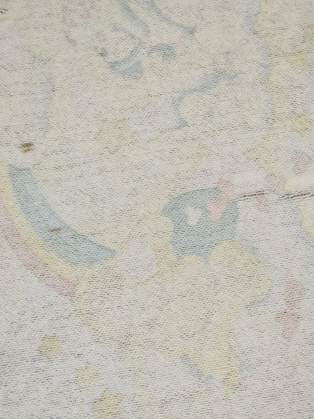 VTG Care‎ Bears Baby Receiving Blanket Pastel Beacon 80s Rainbows